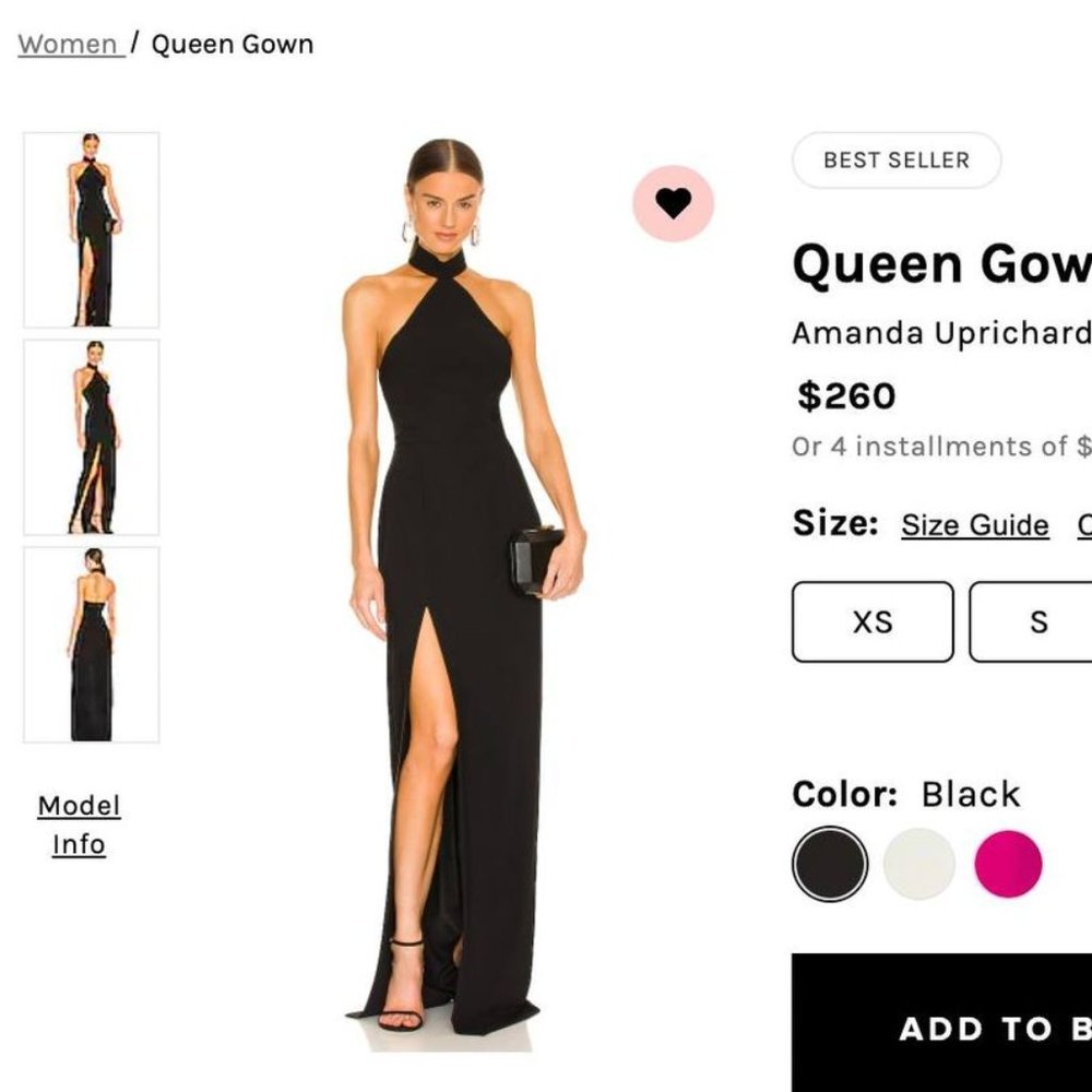 Amanda Uprichard Green Queen Gown
